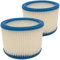 DeClean Filter Lamellenfilter Patronenfilter kompatibel mit NILFISK Serie AERO/ATTIX/Multi / 107402338 ATTIX 30-21 PC - 30-2M PC 2 Stück