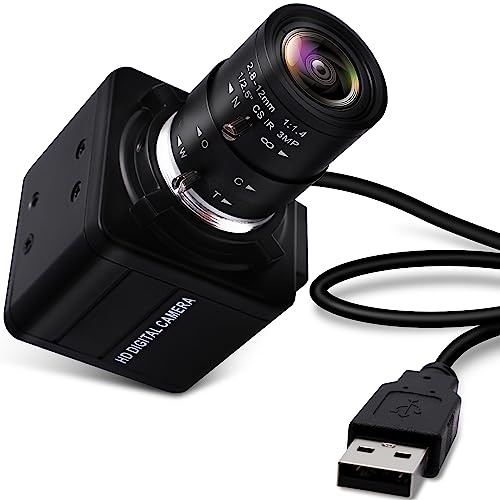 IFWATER 4K Ultra HD USB Webcam, 2160P HD Streaming Webcam for PC/Laptop/MAC, Plug and Play with Rotatable Clip, UVC Compatible, WinXP/Vista/WIN7/WIN8/Linux/Mac/Android 4.0+