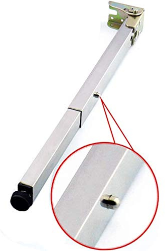 Stainless Steel Telescopic Feet,Adjustable Furniture Legs,Lifting Table Legs/Cabinet Feet,Folding Metal Dining Table Feet,Bar Table Support Column,Adjustable Protective Base,with Screws(55cm/21.7in)