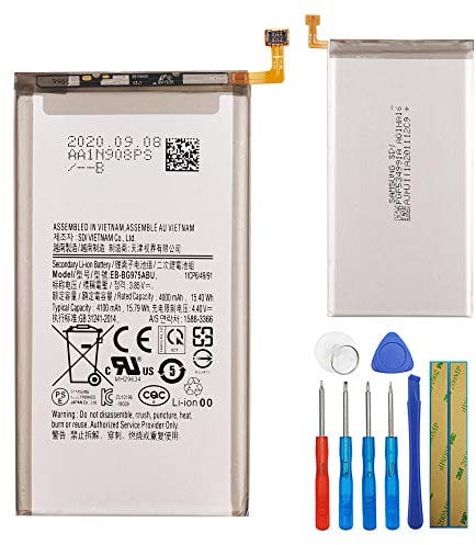 Battery EB-BG975ABU Compatible with Samsung Galaxy S10 Plus S10+ SM-G975U with Tools
