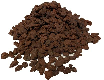 ROTOPOR Lava 8-16 mm Rot-Braun Deko 500 Ltr BigBag Lavakies Kies Mulch Lavasplitt Rot Braun Eifellava