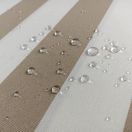 Tela Impermeable por Metros - Lona acrílica - Toldo - Protección Rayos UV (Raya Culla, 3,95 x 3,20 m)