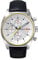 DeTomaso D10 Chronograph Limited Edition White Herren-Armbanduhr Analog Quarz Lederarmband Dunkel Blau