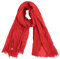 Van Der Rich ® - Schal mit fein gekreppter Oberfläche für Damen und Herren (45-Rot, One Size)