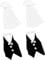 2 Pairs/4pcs Wedding Wine Bottle Set Wedding Decor Couples Ornament Set for Couples Wine Bottle Cap Tuxedo Wine Bottle Cover Wine Bottle Covers for Table Decorations Cloth