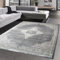 CARPETIA Orient Teppich • interessantes Konturenschnitt Tastgefühl • Verzierungen beige, 120 x 170 cm