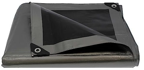GT Garden Bâche spéciale Bois Grise Ultra résistante - 260 g/m² - 2 x 6 mètres