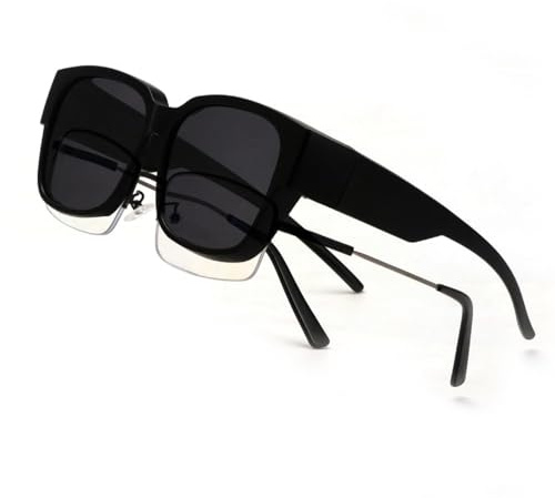 VANANA Polarised Sunglasses Fit Over Glasses Wrap around Protected Lens for Prescription Glasses Unisex