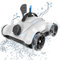 WYBOT Grampus 400 Robot Piscine, 150W Puissance d'Aspiration, Moteurs à Double Entraînement, Fonction Minuterie, Angle de Jet d'eau Réglable, Idéal pour Les Piscines Hors-Sol/Enterrées à Fond Plat