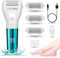 BarberBoss Electric Foot File Hard Skin Remover - Feet Hard Skin Remover Electric, Foot Files for Hard Skin, Premium Callus Remover for Feet, Comprehensive Pedicure Set for Feet (Green/White)