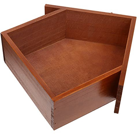 MAGICLULU Wandregal in Hausform Kleines Holzregal Für Schlafzimmer Wohnzimmer Oder Kinderzimmer Aufbewahrungshalter Und Praktische Wanddekoration