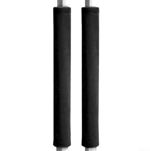 Lot de 2 housses de poignée de porte de réfrigérateur, électroménager de cuisine, décoration d'intérieur, gants de protection pour réfrigérateur, four, lave-vaisselle (noir)