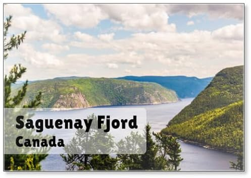 Kühlschrankmagnet Saguenay Fjord, Kanada – Die Landschaft des Saguenay-Fjord-Nationalparks Design 5