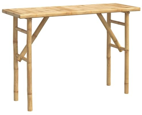 vidaXL Konsolentisch 115x39x75 cm Bambus