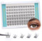 Obeyalash Faux Cils Naturel Extension Cils C Curl Faux Cils Individuel 10~13mm Extension De Cils A Cils Extension Bouquet Cils Extension 84pcs DIY Lashes Extension Cils Naturel