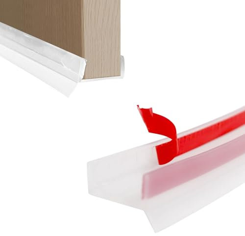 Joint Plinthe Cuisine,Grande élasticité en Caoutchouc Silicone Transparent,Plinthe Cuisine sous-Meubles Profil D’étanchéité pour Socle Cuisine pour Bas de Plinthe Sous Placard,Cuisine Encastrée (5M)