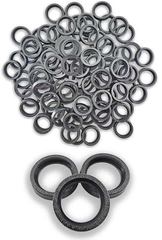 Hobby Heaven 25 to 32mm Round Bases Size Converters For Warhammer Bases - Black Miniature Bases Converters for Wargaming Miniatures Figures - Model Painting Wargame Miniatures (100 pcs)