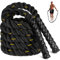 Corde à sauter lestée de 1,3 kg pour fitness, 2,8 m de long et 25 mm de diamètre, corde à sauter lourde, corde à sauter pour adulte, améliore la force, renforcement musculaire, équipement