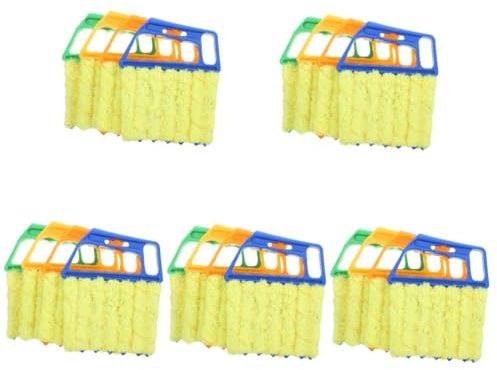 Ipetboom 5 Juegos Cepillo De Limpieza De Aire Acondicionado Polvo Rellenar Auto Limpiador Persianas Secador Spray para Coche Plumero De Microfibra Piezas De Vacío El Plastico 4 Piezas X 5