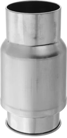Gadpiparty Stainless Steel Gas Water Heater Exhaust Pipe Adapter with Built Check Valve Flexible Corrugated Chimney Elbow Extension for Indoor Stove Ventilation and Install Vent Pipe Kit
