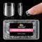 240PCS Extra Short Square Nail Tips, EBANKU Pre-shape Half Matte Clear Press on Nails Acrylic Full Cover False Nail Extension Clear Gelly Fake Nails for Women Girls Manicure Salon DIY, 12 Sizes