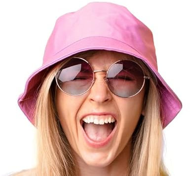 LP Divertissements Lot de 12 - Chapeau bob mode rose pink adulte