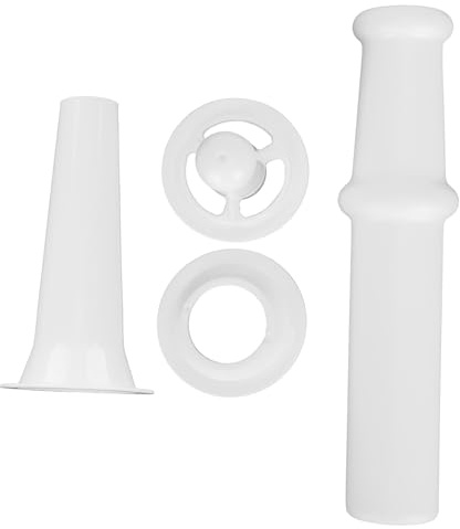Keenso Poussoir Alimentaire Universel, Remplisseur de Saucisses, Ensemble D'accessoires Kubbe pour Hachoir à Viande 5#, Résistant à la Corrosion, Facile à Utiliser pour les Cuisiniers à Domicile