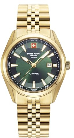 Swiss Alpine Military Herren Automatik Uhr Armbanduhr 7091.2 Edelstahl