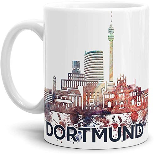 Tassendruck Dortmund-Tasse Skyline - Kaffeetasse/Mug/Cup - Qualität Made in Germany