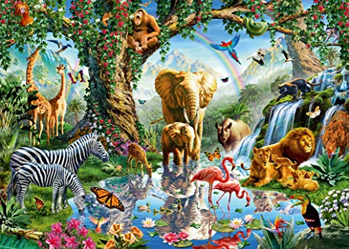 Ravensburger Puzzle 19837 - Abenteuer im Dschungel - 1000 Teile Puzzle für Erwachsene und Kinder ab 14 Jahren, Puzzle mit Tier-Motiv