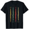 Retro Klarinette T-Shirt: Retro Klarinette Design, Unisex, Schwarz, S, Kurzarm, Klassische Passform, Baumwolle 50%, Polyester 50%