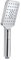 Gedy G-Tech 10, Doccetta 3 getti, Soffione ABS con Finitura cromata, 5 Anni di Garanzia, Design R&S, Filtro Doccia antisabbia Incluso, Cromo, 5x8x27