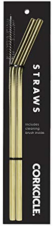 Corkcicle. Gold Straw, 1 EA