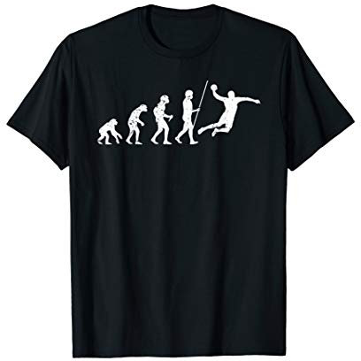 Handballer Evolution T-Shirt Retro Vintage Team Geschenk T-Shirt