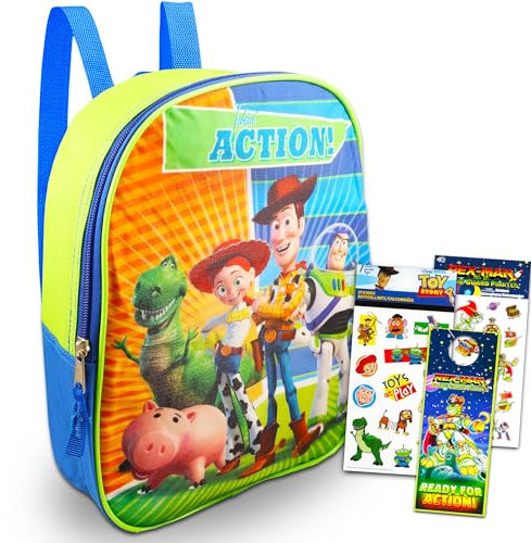 Toy Story Rucksack Mini Kleinkind Vorschule Schultasche (11 Zoll) (Disney Pixar Toy Story Schulbedarf Bundle), Toy Story Rucksack, Toy Story Vorschulrucksack, Toy Story Rucksack für Kleinkind Jungen,
