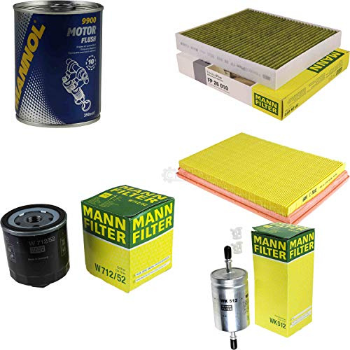 QR-Parts Set 85522085 W 712/52 FP 26 010 9900 C 2880 WK 512 Original MANN-Filter Inspektionspaket SCT Motor Flush Motorspülung 11593100