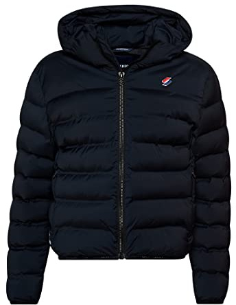 Superdry Womens Code All Seasons Padded JKT Jacke, Deep Navy, XL