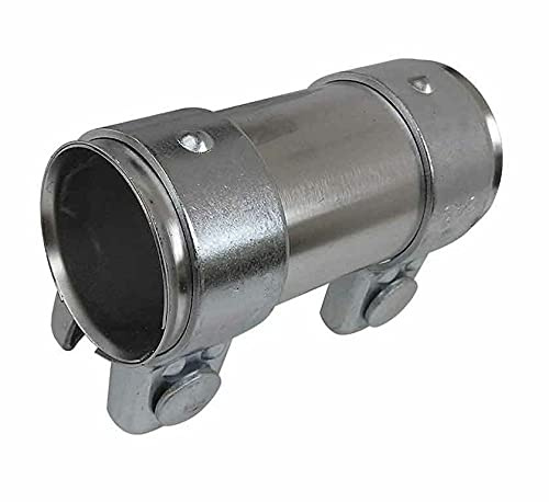 Prostko LTD Exhaust Pipe Connector - 46mm to 50.5mm x 90mm - Tube Clamp Sleeve - 50mm