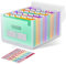 ThinkTex 26 Fächer Dokumentenmappe A4, Regenbogen Akkordeon Erweiterbar Ordnungsmappe, Aktenordner mit großer Kapazität, tragbarer Klassifizierungsaktenordner im A4-Letter für Büro/Schule – Grün