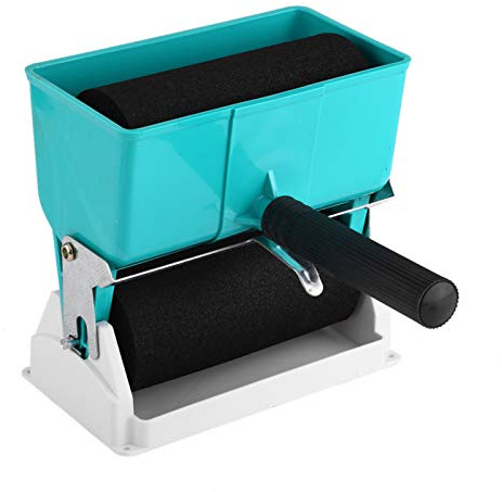 Aplicador de Pegamento de Mano Portátil, Rodillo Adhesivo Manual, Esparcidor de Pegamento de Carpintero, Dispensador, Encolador para Carpintería(6 inch with switch control flow)
