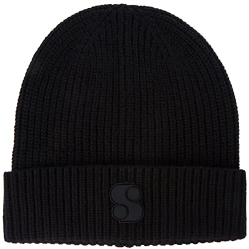 s.Oliver Accessories Damen Hat M TZE, Schwarz, Einheitsgröße EU