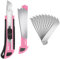 Artcut Taglierino per scatole, coltello multiuso a lama larga 18 mm retrattile, taglierino rosa con lama a cambio rapido, adatto per ufficio e casa
