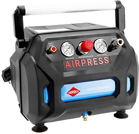 Druckluftkompressor Kolbenkompressor ölfrei 1,5 PS 6 Liter 8 bar Luftdruck