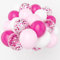 Luftballons Rosa Pink Weiß 60 Stück, Pink Konfetti Ballons Weiße Helium Luftballons Fuchsia Hellrosa Latex Lallons für Mädchen Frauen Geburtstag Hochzeit JGA Babyparty Dekoration