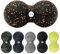 FIZYO Double Balle de Massage 16x8 cm – Peanut Ball pour Dos, Nuque, Pieds, Massage Profond, Automassage, Récupération Sportive, Trigger Points, Fascia, Crossfit, Soulagement Douleurs – Noir et Orange