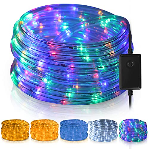 SWANEW LED Lichterschlauch, 30M 720 LEDs lichtschlauch Lichterkette außen, IP20 Wasserfest Led Schlauch außen, Garten-Party-Festbeleuchtung (farbig