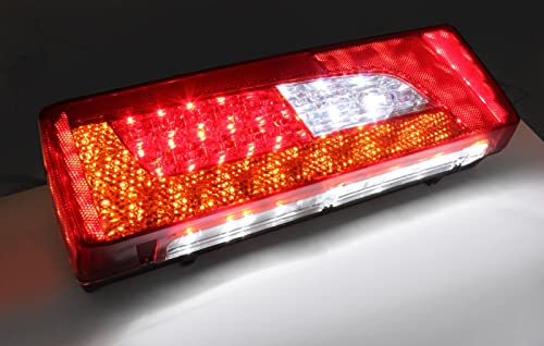 Rückleuchte Heckleuchte Für LKW Rücklicht Scania L P G R S series LKW E-Prüf Links Seite Mit Lampenträger 7 Funktionen