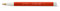 LEUCHTTURM1917 367279 Drehgriffel Nr. 1, Fox Red - Gelstift mit schwarzer Tinte