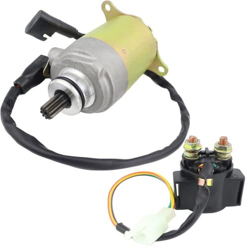 STABSOLI Relais de démarreur et solénoïde pour moteur GY6 125 CC 150 CC ATV, scooter, cyclomoteur, kart, quad 4 roues Taotao SUNL Coolster Baja