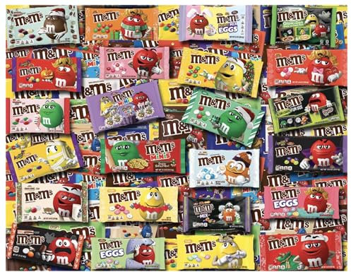 White Mountain Puzzles - M&M's - 1000 Piece Jigsaw Puzzle